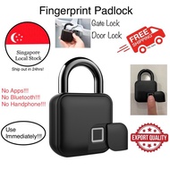 SG Stock_Gate Lock_Fingerprint Lock_Door Lock_Digital Lock_Padlock_Smart Lock_AI Lock