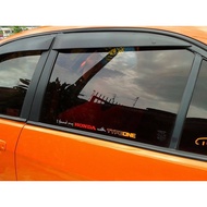 (2 pcs) STICKER HONDA type one EF9 EG9 EK CIVIC FERIO VIRS ES ES2 FD FD2R CITY ACCORD VTEC JAZZ FIT 