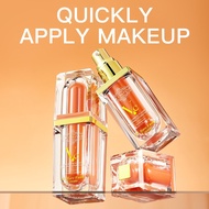 COCOWINNIE VC Lazy Concealer Foundation Face Cream Five Vitamin C Waterproof Decorate Natural makeup