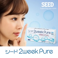 คอนแทคเลนส์ ราย2อาทิตย์ SEED 2 week Pure up 1 กล่องมี 6 ชิ้น ค่าสายตา -0.75 ถึง -9.00