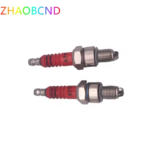 1/2Pcs A7TC D8TC Racing Spark Plug 3 Triple Electrode For GY6 CG 50 70 110 125 150CC Motorcycle Atv 
