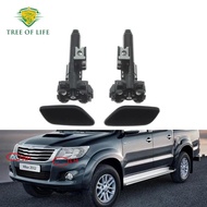 For Toyota Hilux 2015+ Front Bumper Headlight Washer Spray Nozzle Jet Cover Cap 85207-0K040 85208-0K