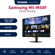 Samsung LS32FM500EEXXS 32" Smart Monitor M5 M50F FHD with Smart TV Apps, Tizen OS (3 Years Warranty)