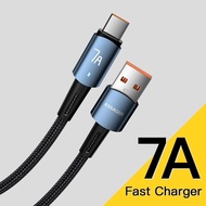 100W 7A USB To Type C Cable Fast Charging Data Cable