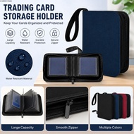 CHERRY3WK Mini Card Binder, Durable 3x4inch Trading Card Album, Portable Diamond Leather 40 Pockets 