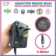 [1pcs] Adaptor Adapter For Electric Baby Cradle Penyambung Mesin Buaian Elektrik POMA POLAR POPO BUT