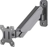 Universal Gas Spring Monitor Wall Mount Single Gas-Spring Arm, Supports One 17" to 32" TV or Monitor