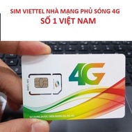 Sim trắng Viettel 4G  Sim data + đàm thoại  Đăng ký chính chủ để sử dụng FREESHIP - CHƯA KÍCH HOẠT