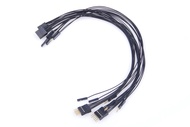 LM YN Motherboard Extension Cable Set 22AWG Silver Plating Cord Gold-Plated Plug Six Kinds POWE LED 