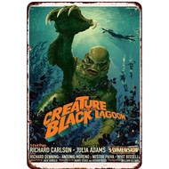 Metal Sign- 12 x 16 Inches Creature from The Black Lagoon Movie Poster Reproduction