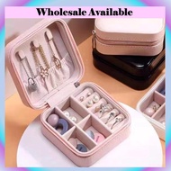 Portable Storage Box Jewelry Box Organizer For Necklace Earring Rings Bracelet 饰品收纳盒 Kotak Simpan Barang Kemas