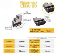 3-Jaw Reversible Independent Chuck Jaw