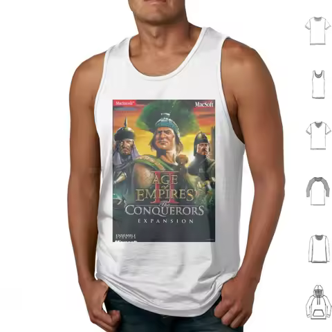 Age Of Empires Ii : The Conquerors ( Video Game ) Tank Tops Print Cotton Age Of Empires Ii The Conqu