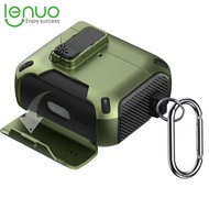 Lenuo Stand Case For AirPods Pro 4 anc 3 2 1 Airpod Pro2 With Anti-Lost Keychain Luxury TPU Accessor
