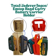 TOTAL / Ingco / Emtop / Jadever (20V) Battery holder (5 Pcs)