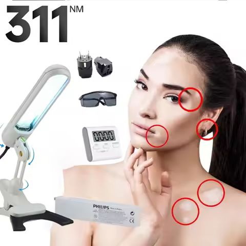 Philips UV lamp for Vitiligo Psoriasis Treatment UV 311nm Ultraviolet Phototherapy Device UsesLamp U