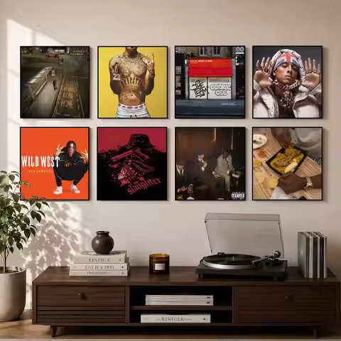 Singer C-Central Cee Music Album Poster Custom Wall Art Decor Modern Aesthetic Room Decoration for B