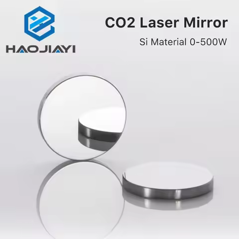 500W Co2 Laser Si Reflective Mirrors Lens Refiectivity 99.6% Black-Coating Reflector Lens for CO2 La