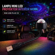 Lampu Mobil LED RGB Atmosphere Lamp Magic Ball - M9