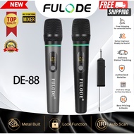 FULUODE microphone for videoke wireless microphone Professional Wireless Microphone UHF Handheld Rec