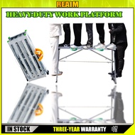 REAIM Foldable Working Platform Retractable Heavy Duty1.2/1.4/1.6/1.8/2M Scaffolding High Stool Work