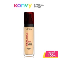 Loreal Paris Infaillible Fresh Wear Foundation 30ml ลอรีอัล ปารีส รองพื้นผสมสารป้องกันแสงแดด #120