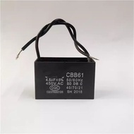 Fan Capacitor 4.5 UF5UF Capacitor Horn Fan Capacitor Fan Electric Melting Household Capacitor CBB61