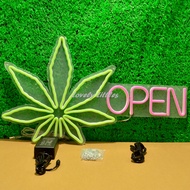 ป้ายไฟLED ป้ายไฟนีออน ป้ายไฟอะคริลิค ป้ายไฟหน้าร้าน " ป้ายไฟ open" แบบเสียบปลั๊กไฟ ป้ายไฟตกเเต่งร้าน