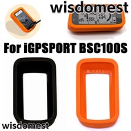 WISDOMEST Speedometer Silicone , Non-slip Soft Bike Computer Protective Cover, Durable Shockproof Bicycle Computer Protector for IGPSPORT BSC100S iGS100S Bike Accessories