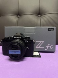 黑色特別色 完美無瑕 全套有盒 香港行貨 Nikon ZFC Z FC  16-50  16-50mm Kit Set 快門次數 6XX  