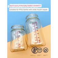botol susu Suitable for Pigeon Wide-Mouth Baby Bottle Accessories Newborn Baby Baby PPSU Replacement