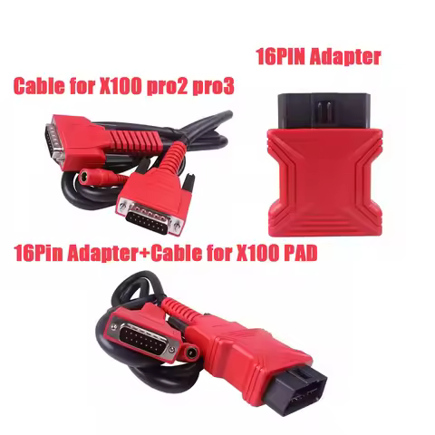 XTOOL OBD2 Universal 16 PIN Adapter X100 Pro Main Cable For X100PADS/X100 PAD3/D7/D8/D9/IP616 Car Di