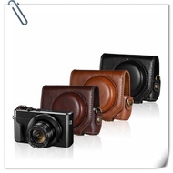 Protective PU Leather Camera Case Bag with Strap for Canon Powershot G7X Mark II G7X II