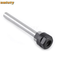 UMISTY Straight Shank Tool Holder, Straight Shank 100mm Length Collet Chuck Holder, CNC Lathe Millin