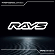 RAYS Decal Sticker for Cars and Laptops 5 inches