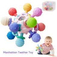 Baby Sensory Teething Teether Toys Manhattan Toy Manhattan Ball Rattle Toys for Toddler