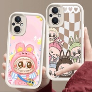 Case for OPPO Reno 7Z Find X5 8 7 8Z Lite 5G Soft White E106 LABUBU