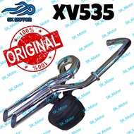 Yamaha VIRAGO XV 535 Original Muffler Assy Exhaust Pipe Ekzos Ezos Standard Cutting Cuting STD XV535