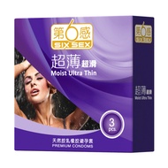 [Ready Stock] Sixth Sense Ultra-Thin Ultra-Slippery 3/12/24 Pieces Condom Long-Lasting Type 6th Sens