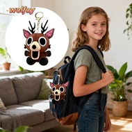 YOLANDA 99 Nights in The Forest Plush Toy, Stuffed Animal Forest Theme Deer Plush Keychain,  Soft Co