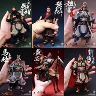303toys1/12 Handheld Three Kingdoms Five Tigers Admiral Guan Yu Zhang Fei Zhao Yunma Super 20cm Chin