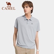 Cameljeans Áo Thun Ngắn Tay Cho Nam Áo Thun Co Giãn Nhanh Khô Mùa Hè Áo POLO Thoáng Khí Thường Ngày