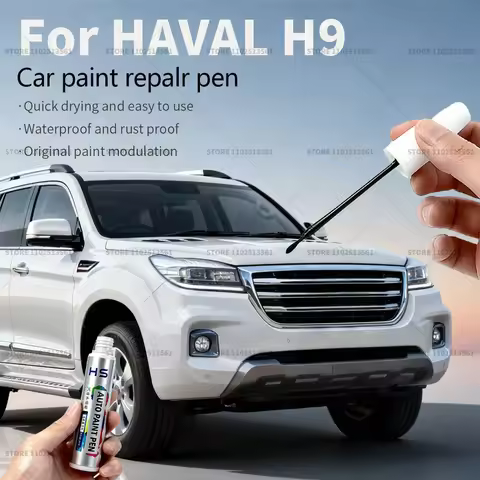 Car Paint Repair Pen Touch Up Scratch Remover DIY Auto Accessories For HAVAL H9 Gray WEY104 White 07