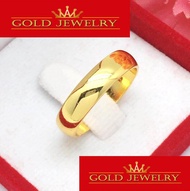 เครื่องประดับ แหวนทอง แหวนทองคำ เศษทองคำเยาวราช ลายเกลี้ยง น้ำหนัก 2สลึง