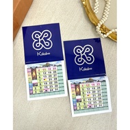 MINI KALENDER 2026 kekaboo #kekaboo
