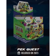 NEW PEK QUEST MONSTA BOBOIBOY GALAXY GAME CARD: PEK QUEST SET - PLAY - COLLECT -COMBINE