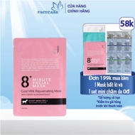 Jema Rose 8+ Minute Goat Milk Rejuvenating Mask 25ml Box Made in New Zealand