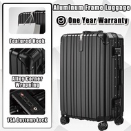 20/24/29 Inch Aluminium Frame Zipperless Luggage Bag Tsa Lock Cabin Luggage Suitcase Luggage MHE4
