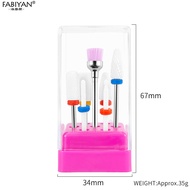 7Pc Nail Drill Bits Set For Electric Manicure Drills Machine Milling Cutter Nail Files Buffers Nail 