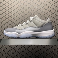 【100%LJR Batch】AJ11 Nike Air Jordan 11 Retro Low "Cool Grey" Basketball Shoes For Men 528895-003